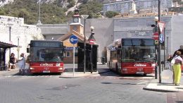 Bus stops at Market Place Gibraltar
